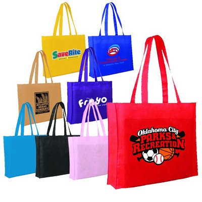 Non-Woven Tote Bag w/22" Strap (Spot Color)
