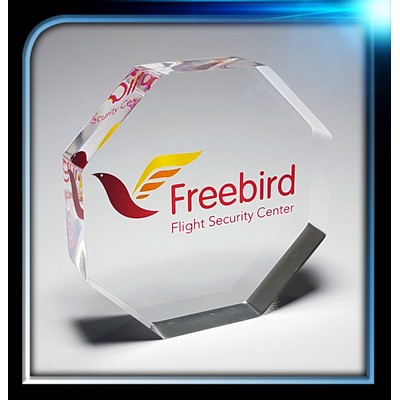 Executive Series Octagon Paperweight (3"x3"x3/4")