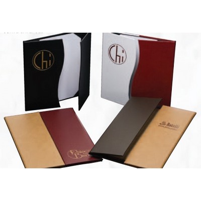 Kensington Triple Continuous 3 View Menu Cover (Holds THREE 8 1/2"x11 Inserts)