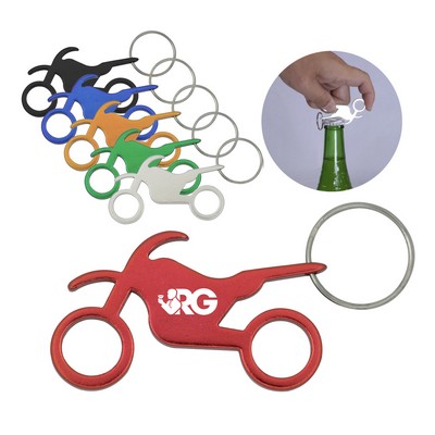 Motorcycle Bottle Opener W/ Key Ring