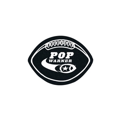 4" Econo Flat Tire Football Flat Tire Coaster