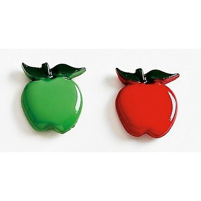 Painted Apple Marken Design Cast Lapel Pin (1/2")