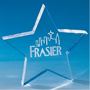 Acrylic Star Paperweight