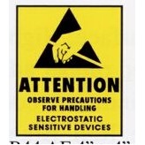 High Visibility Warning Labels (Attention/ Observe Precautions)