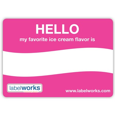 FasTurn® 4-Color Process Rectangle Label Roll (2" x 4")