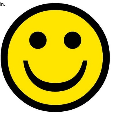 Smiley Face Maxi Magnet (4")