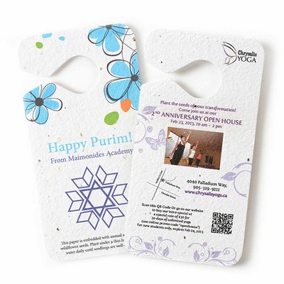 Seed Paper Door Hanger