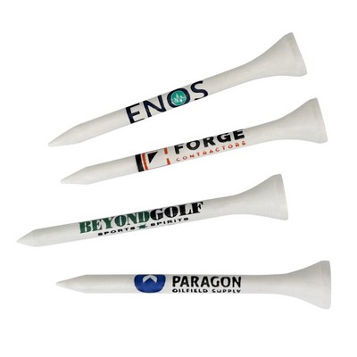 Tree Saver Eco-Friendly Golf Tees with 2 Color Imprint (2 3/4")