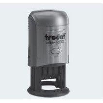 Trodat® Printy Dater Round Self Inking Stamp (1 1/8" Diameter), Customizable