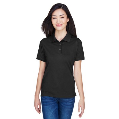 Harriton Women's Easy Blend™ Short Sleeve Polo Shirt