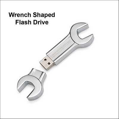 Wrench Shaped Flash Drive - 4 GB Memory