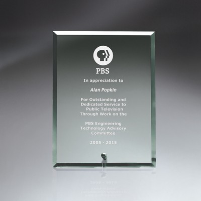 Premium Standing Jade Glass Tablet (Large)