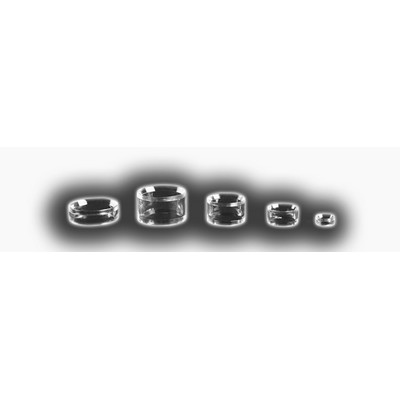 Black Molded Display Rings (1"x1 5/8")