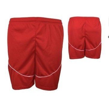 Adult Cool Mesh Athletic Short w/Contrast Front & Back Piping