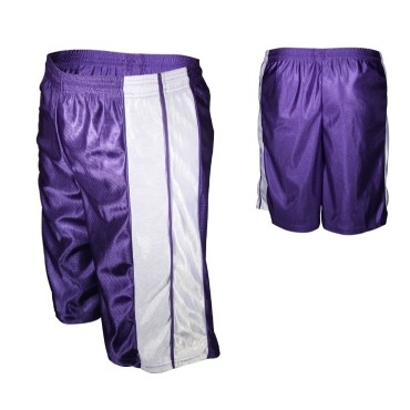 Youth Dazzle Cloth Athletic Short w/ Contrasting Panel & Piping