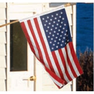 Poly-Cotton Printed Banner Flag (2 1/2'x4')