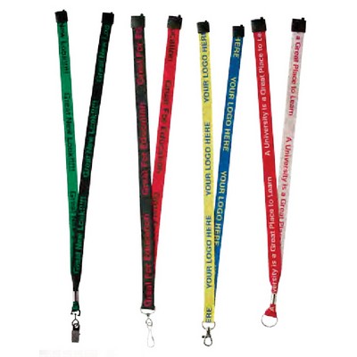 5/8" or 3/4" Two Tone Woven Lanyards