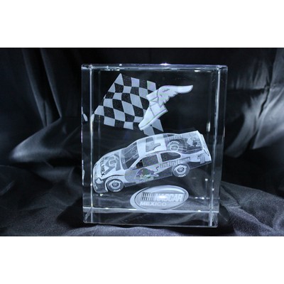 Beveled Rectangle Award (6.88"x5.9"x3.14")