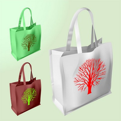 Non Woven Shopper Tote Bag with Velcro Closure