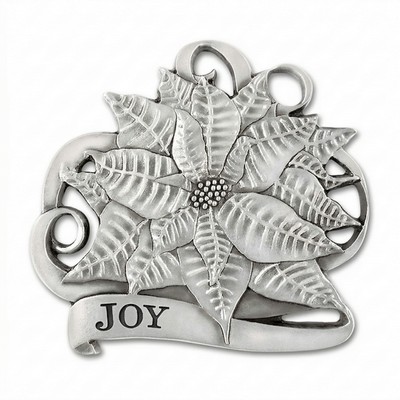 Mini Stock Design Season's Greetings Joy Pewter Ornament
