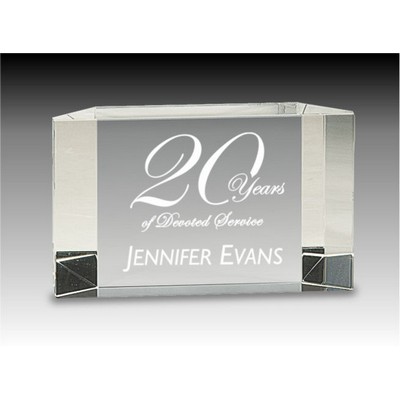 Brisbane Optic Crystal Award (5"x 3")