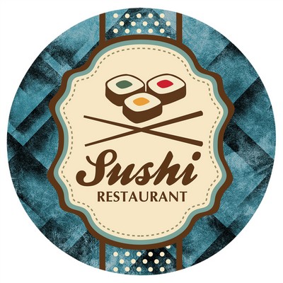 4" Round White Full Color Coaster