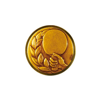 Club Lorente Round 1" Lapel Pin- Table Tennis