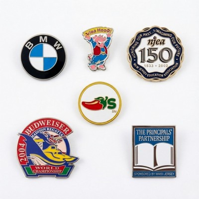 3/4" Die Struck Hard Enamel Lapel Pin