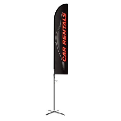 Flex Banner Evo, Feather Flag Pole Set, Hardware Only 15'H