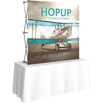 Hopup™ 5.5' Straight Tabletop Display & Front Graphic