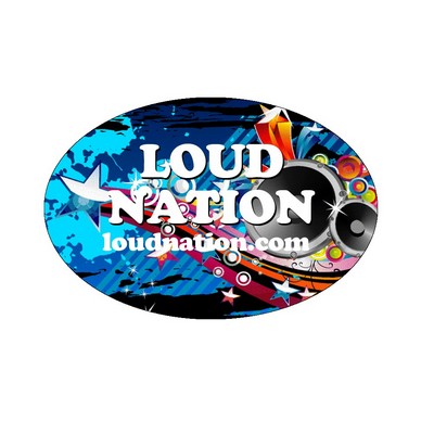 Oval Sticker | 3" x 4 1/2"| White Vinyl | Ultra Removable Adh Back | Digital