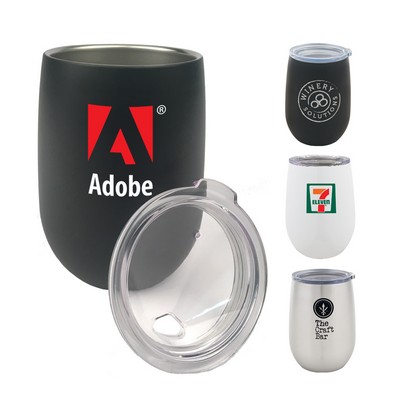 9 Oz. Copa Double-Wall Stainless Wine Tumbler