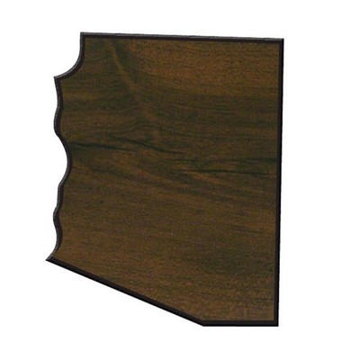 Walnut Finish State Plaque