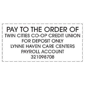 Xstamper® N12 Stamp - 1" x 2" Impression