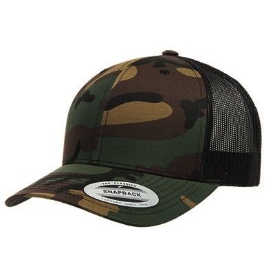 YP Classics® Camo Retro Trucker Cap