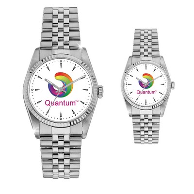 Men's Or Ladies' Quartz Metal Band Watch