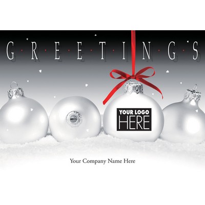 Frosty Display Holiday Logo Cards