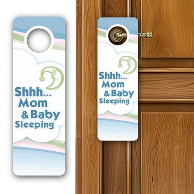 USA Made Laminated Door Hanger - Rectangle (3.375"x10.25")