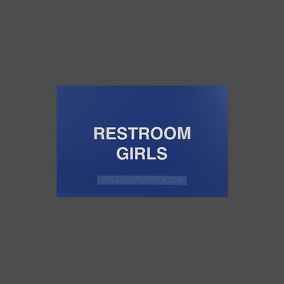 Plastic ADA Wall Sign (4"x6")