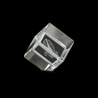 Crystal Cube Award (1½"x1½")