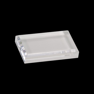 Clear Acrylic Paperweight (4"x2½")