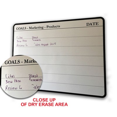 Electronics Decal Custom Size With Dry Erase Lamination