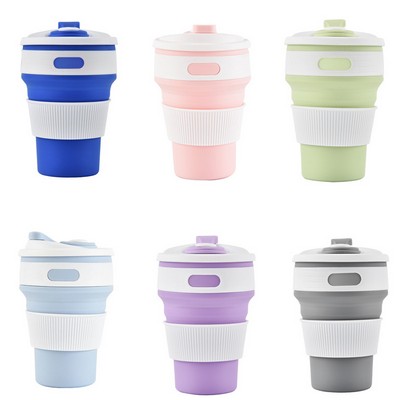 12 Oz. Silicone Folding Coffee Cup