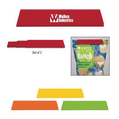 Slip-n-seal 3 Piece Bag Clip Set