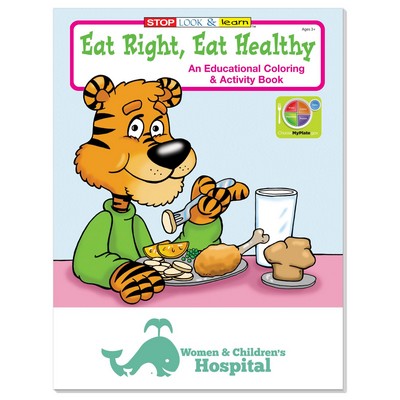 Coloring Book: Eat Right, Eat Healthy