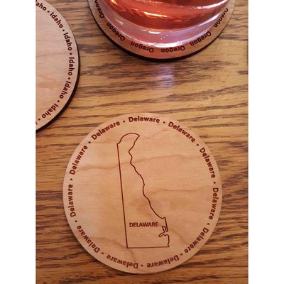 Hardwood State Coasters