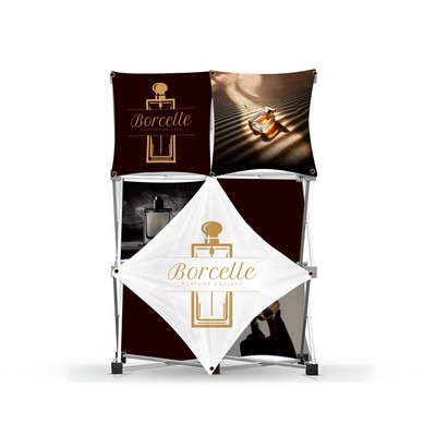 2x3 Micro GeoMetrix Table Top Display, Single Sided Package (12.60" x 12.60")