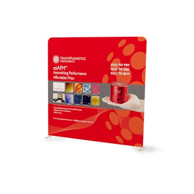 8' Straight Tension Fabric Display - 24 Hr Service