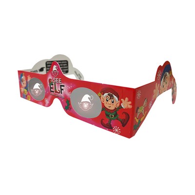3D HoloSpex® Glasses ELF, Holiday Specs - STOCK
