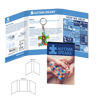 Tek Booklet with 2 Square Inch Acrylic Keychain